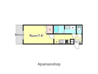 ジーメゾン綾瀬【3階】の間取り