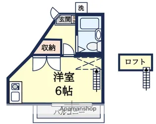 スプリングハイツ金沢文庫【2階】の間取り