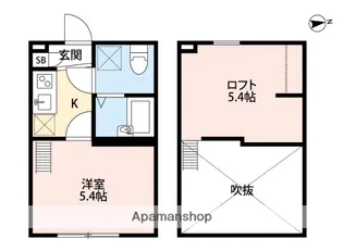 レイズ橋本【1階】の間取り