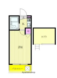 タンデム富岡【2階】の間取り