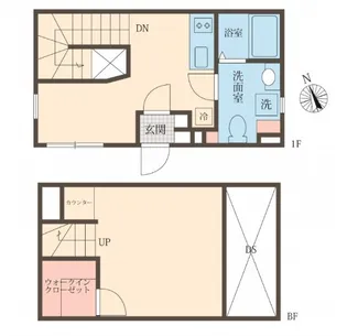 東京都大田区蒲田2丁目【マンション】の間取り