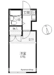 司ハウス辻堂【1階】の間取り