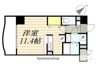 ヴィラージュ横浜【5階】の間取り