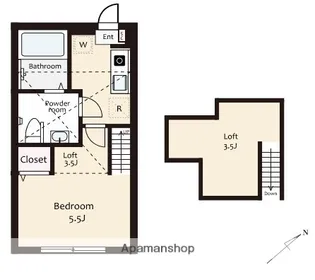 STEER ODASAGA【2階】の間取り
