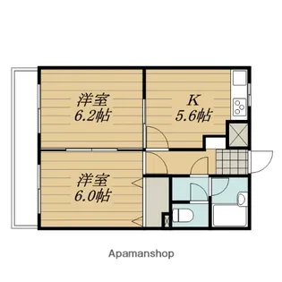ライオンズマンション平塚第6【2階】の間取り