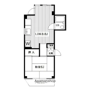 美樹第1ビル【3階】の間取り