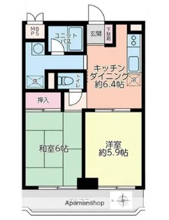 ポートハイム戸塚【2階】の間取り