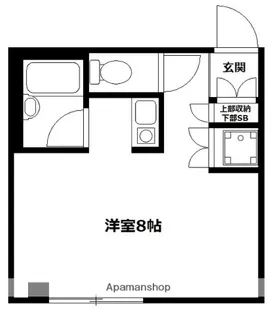 ATTIC天王町【3階】の間取り