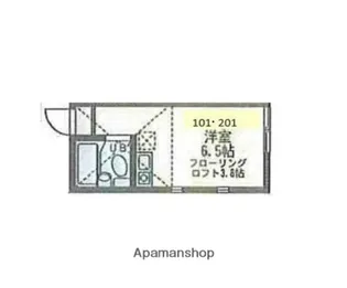ユナイト金沢文庫ヴェルサイユの丘【2階】の間取り