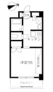 ラポール鶴嶺【4階】の間取り