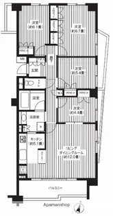 シエールグラン洋光台南公園【5階】の間取り