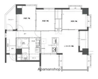 レガール湘南【3階】の間取り