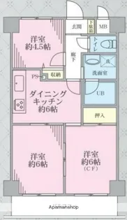 クレール湘南【2階】の間取り