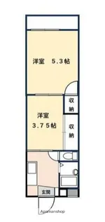 メゾンソレイユ【1階】の間取り