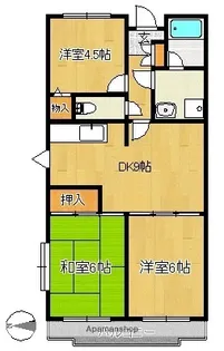 アーバー植村【2階】の間取り
