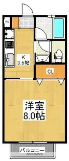 ホープ・ディーワイ【2階】の間取り