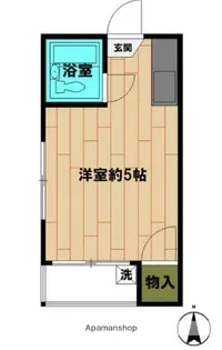 スカイハイツ【2階】の間取り