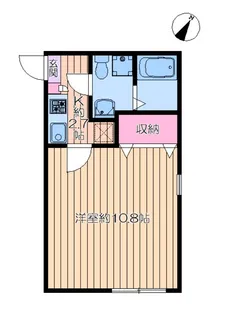 フラット宮本町【3階】の間取り