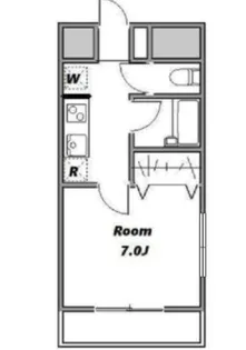 ラフィーヌ伊勢佐木町【7階】の間取り