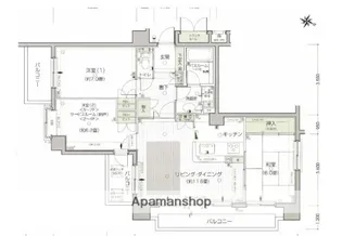 クリオ上大岡十番館【6階】の間取り
