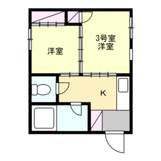 南加瀬マンション【5階】の間取り