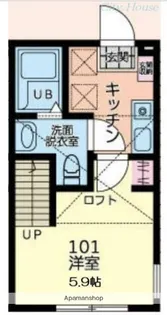 GALLERIA IDOGAYA【1階】の間取り