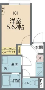カインドネス相模原南台【101号室号室】の間取り
