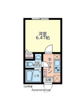 セテル新大津【1階】の間取り