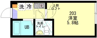 武蔵新城46AP【2階】の間取り