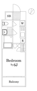 GENOVIA阪東橋ⅡSKYGARDEN【3階】の間取り