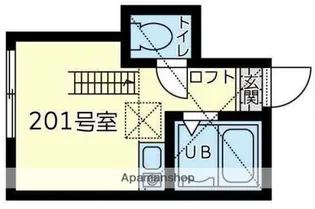 ユナイト田浦エレフォレックス【2階】の間取り