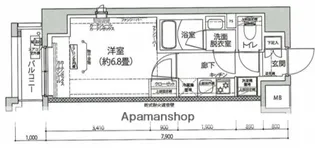 アイルプレミアム横浜サウス【2階】の間取り