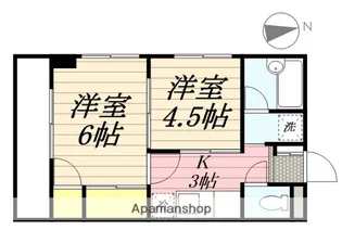第三伸和コーポ【2階】の間取り