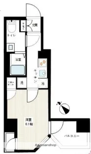 メディフィス横濱関内【9階】の間取り