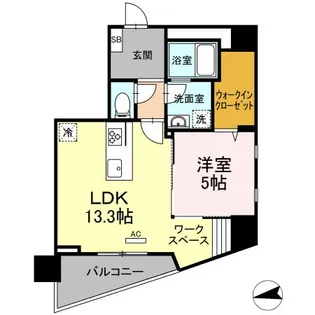 LA VIE BELLE【6階】の間取り