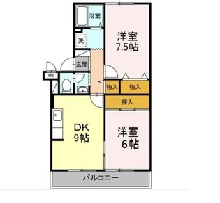 ピアエスポワール【3階】の間取り