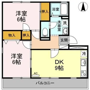 セゾン西橋本【3階】の間取り
