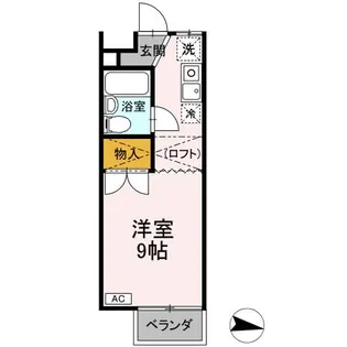 シーサイド金沢【2階】の間取り