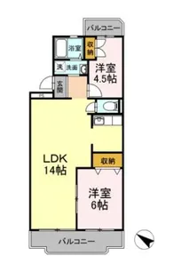 ビューテラス【3階】の間取り