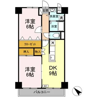 クレッセ【3階】の間取り