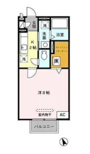 ドルフ・花みずきK【1階】の間取り