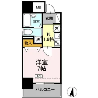 UTステージ横浜吉野町【3階】の間取り