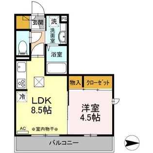 アメニティーコート【1階】の間取り