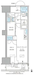 パークアクシス品川天王洲アイル【4階】の間取り