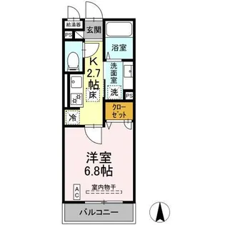 サンビレッジ中央【1階】の間取り
