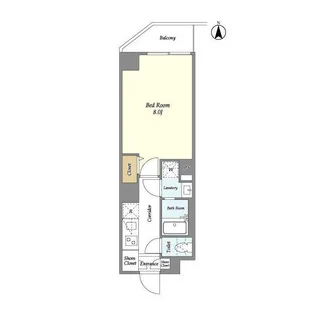 ラ・メゾン川崎六番館【6階】の間取り