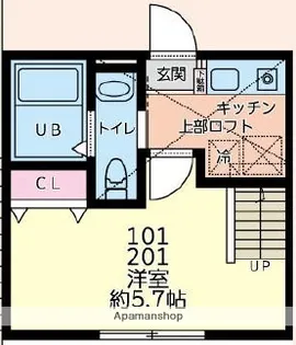 MKY淵野辺【2階】の間取り