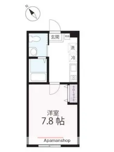 ハーミットクラブハウスSWING【2階】の間取り