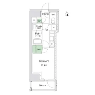 スタイリオ川崎【15階】の間取り