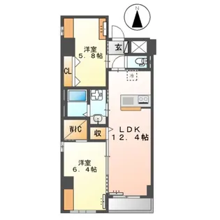 (仮称)高座渋谷駅前マンション【6階】の間取り